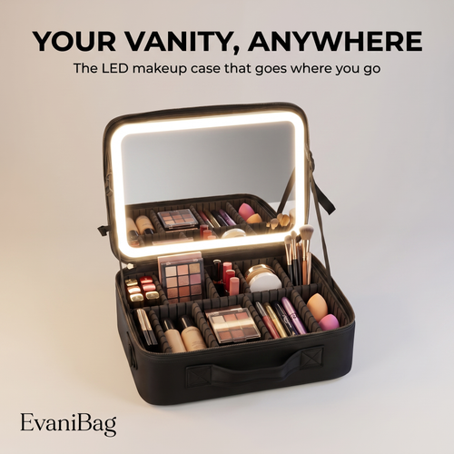 EVANIBAG LED Makeup Case