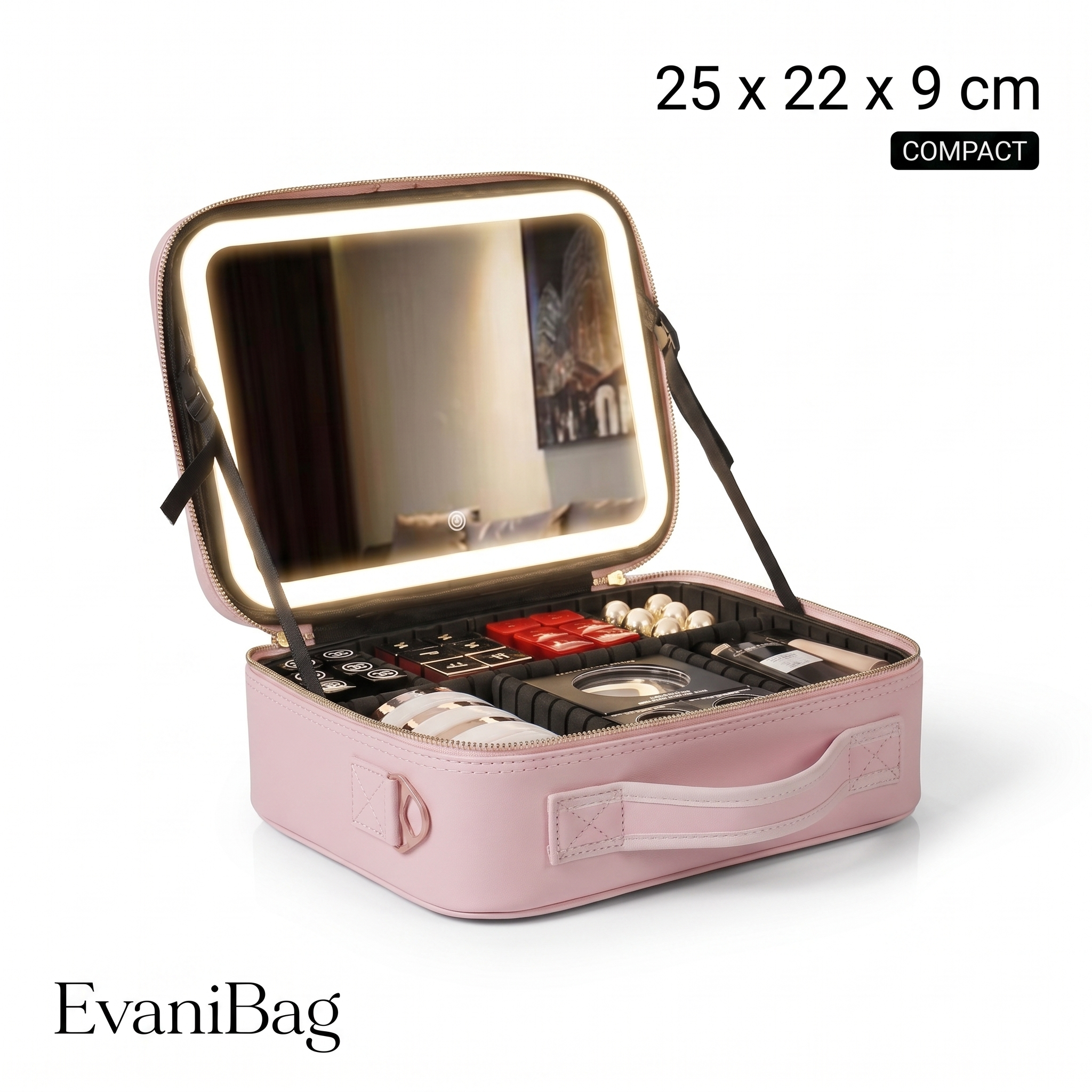 EVANIBAG™ LED Makeup Case