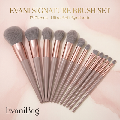 EVANI Signature Brush Set (13-pc)